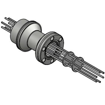 插入式J型真空热电偶CF法兰
